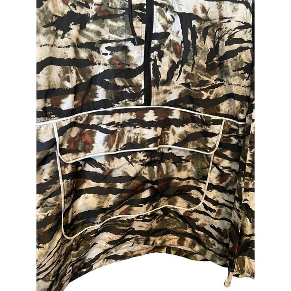 No Boundaries Camo XL Camouflage Anorak Pullover Hooded Windbreaker Jacket Hoode - Picture 4 of 6